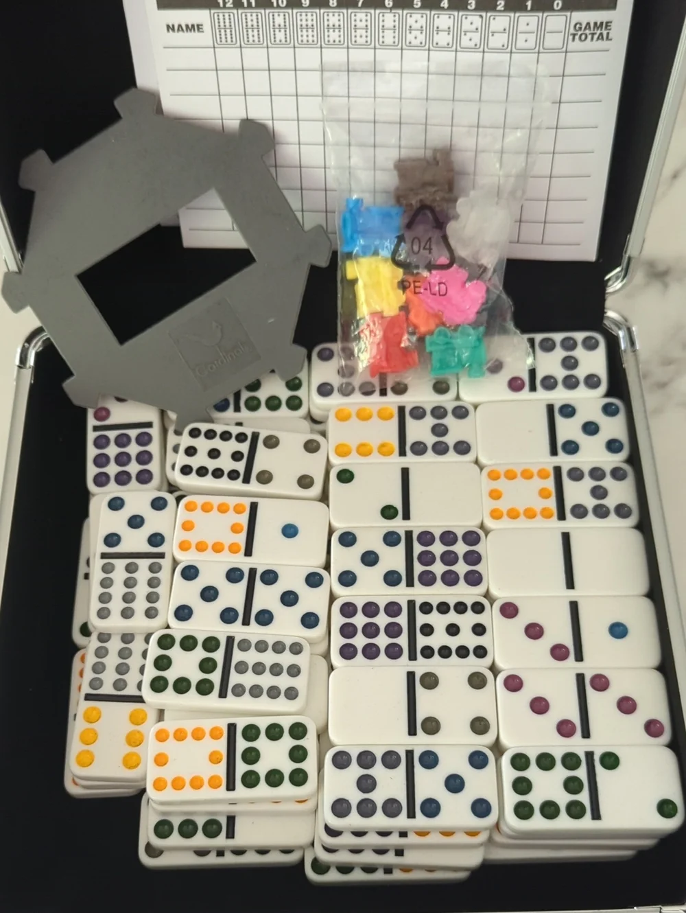 100 Tiles Domino Game Set In Case